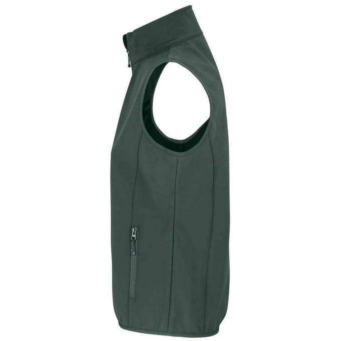 SOLS Dames/dames Falcon Softshell gerecyclede bodywarmer (Bosgroen)