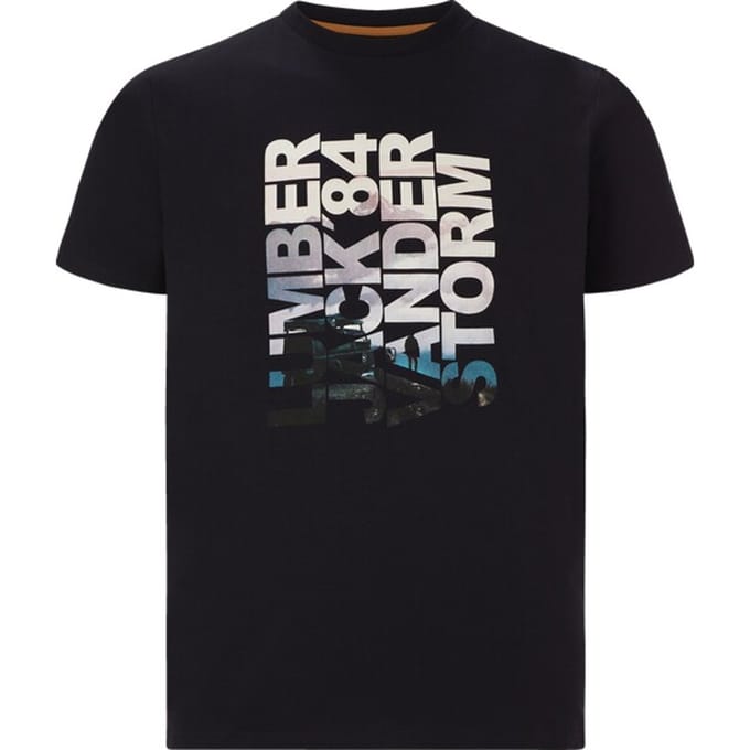 T-shirt RANSTEIN zwart