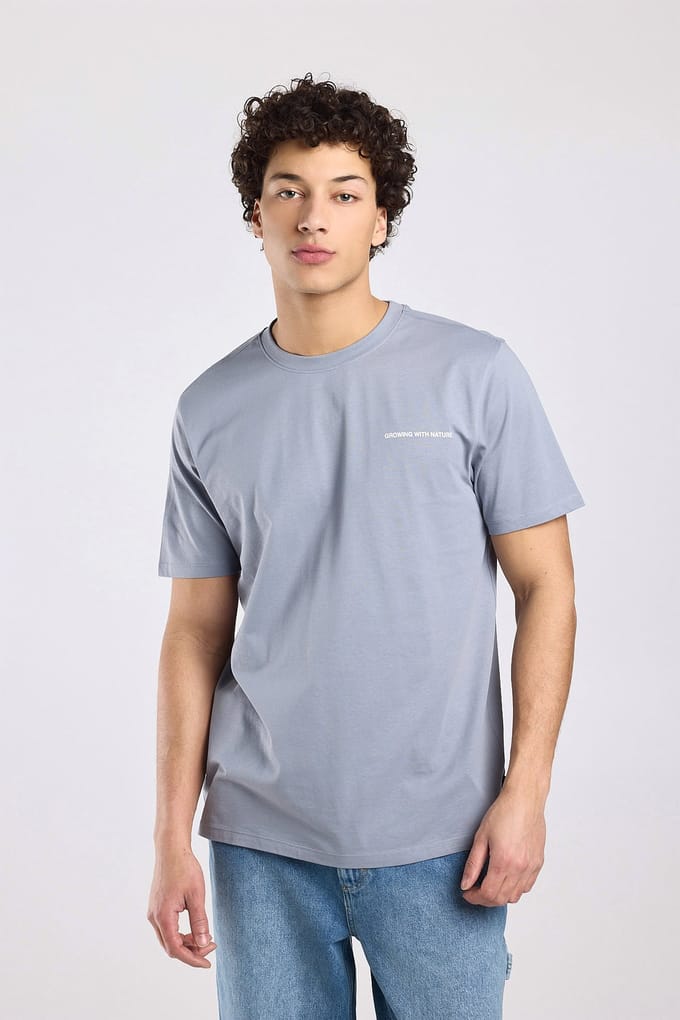 America Today Edson Washed Blue Taglia: S | Magliette basic Outlet | Uomo | Blu