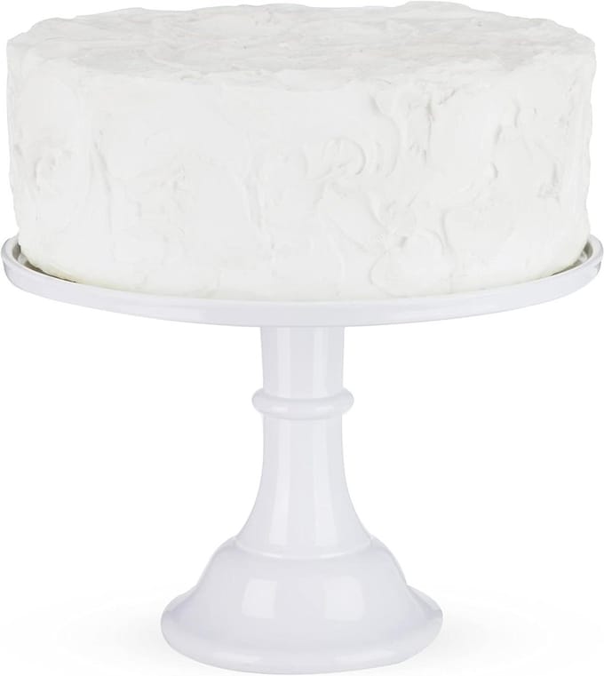 Melamine Cake Stand - Cupcake Display - Dessert Serveren - Hittebestendig - 29 x 20 cm - Wit