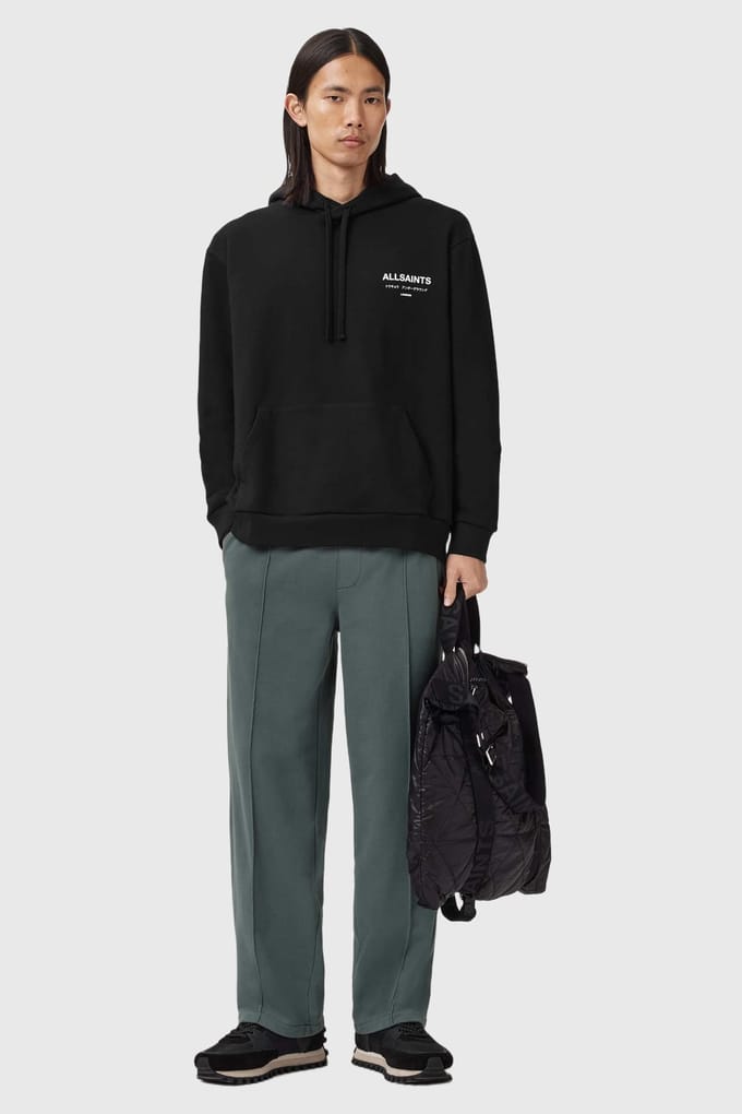AllSaints Milo Sweatpant Sunil Blue Größe: M | Jogginghosen Outlet | Herren | Blau