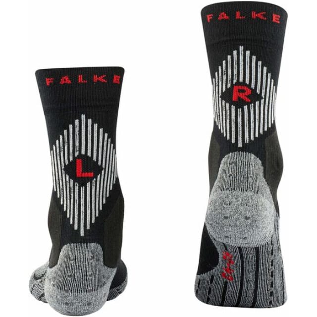 FALKE 4GRIP Stabilizing voor maximale snelheid functioneel materiaal sokken unisex zwart - maat 46-48