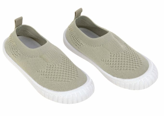 Lässig - Allround - Sneakers - Schoentjes - Khaki - Unisex - Maat 25