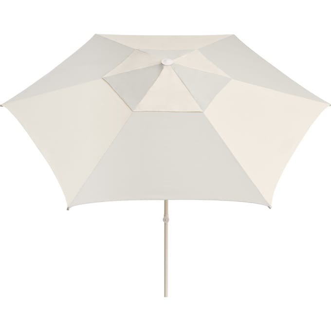 HAY Terrazza parasol - HAYTerrazzaOffwhitegrey - Ø300 x H170-235 cm