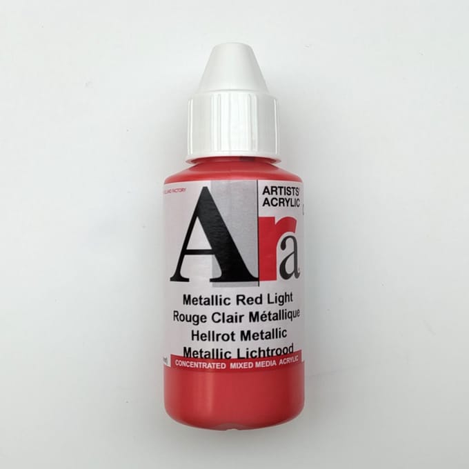 Acrylverf Ara 100ml - Metallic Lichtrood - C550
