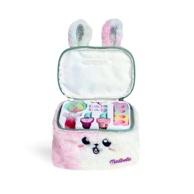 Trousse de maquillage en fourrure Martinelia Circus white