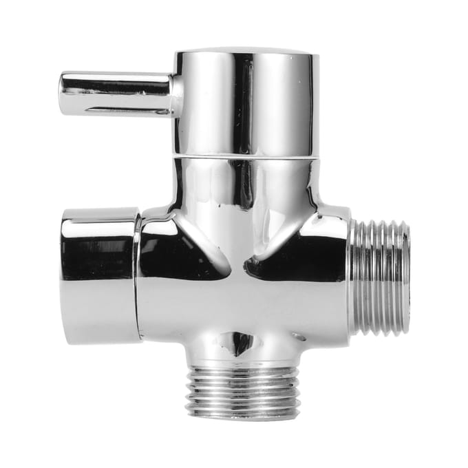3-weg Kraan Omstelventiel Badkamer Douche Onderdelen voor Handdouche Vaste Sproeikop 3/8 Water black