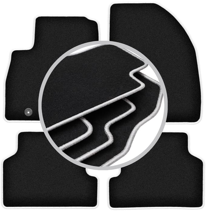 CARLUX-SILVER automatten voor: Ford Focus MK2 stationwagen, sedan, hatchback (2004-2011)