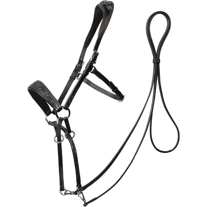 Bitloze hoofdstellen voor paarden Edix Saddles ED1-Rose