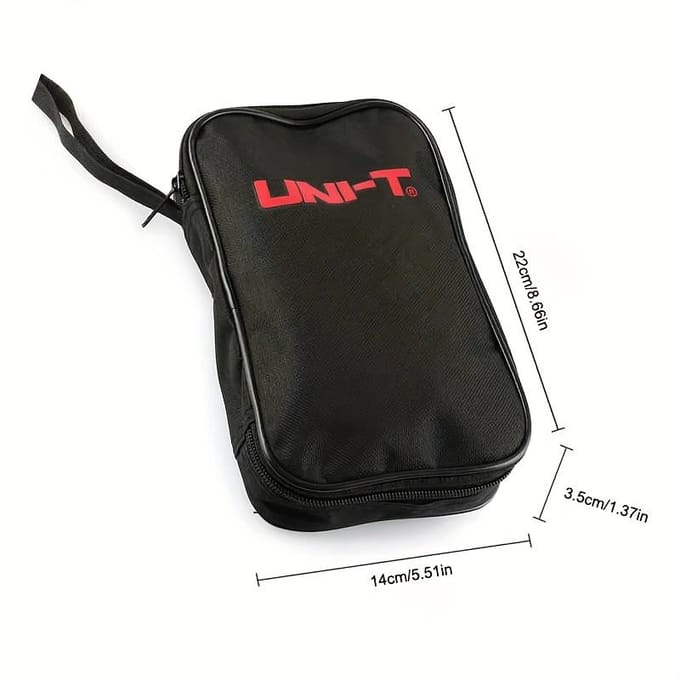 UNI-T UT-B01 Canvas Multimeter Tas Gereedschapsset Testlijn Multifunctionele Opbergtas Draagtas black