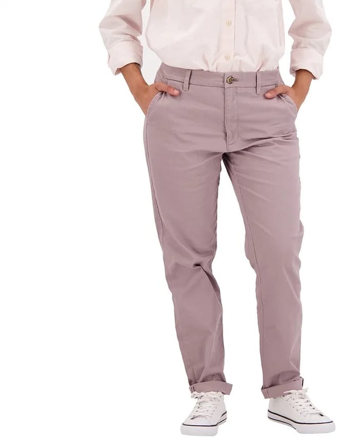 Dockers Weekend Regular Slim Ankle Fit Chino Broek Paars 28 / 27 Vrouw