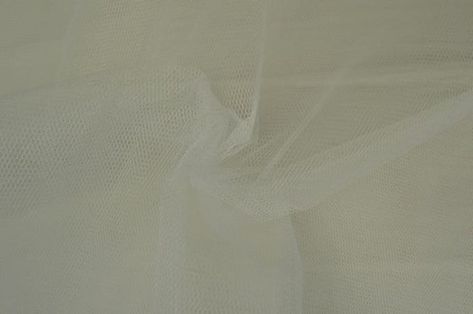 Tule stof - Wit - 15 meter