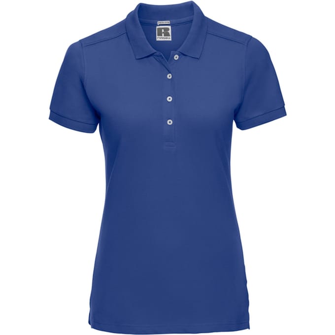 Russell Dames/Dames Stretch Fitted Poloshirt (Helder Koninklijk)