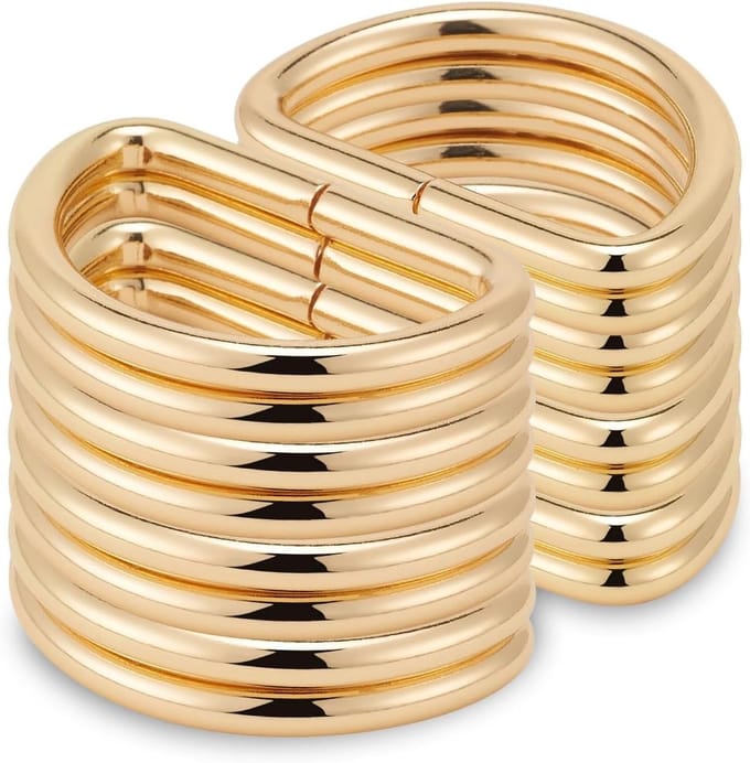 50 Stuks Metaal D Ring Gesp Gelast voor Handtas Hardware Naaien Accessoires Creatief DIY Project