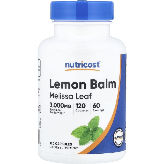 Nutricost, Citroenmelisse, 120 Capsules (150mg per capsule)