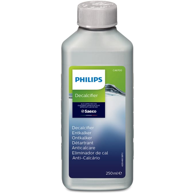Détartrant machine à café - PHILIPS - CA6700/22 - compatible cafetières Philips & Saeco - x2 bouteilles de 250ml