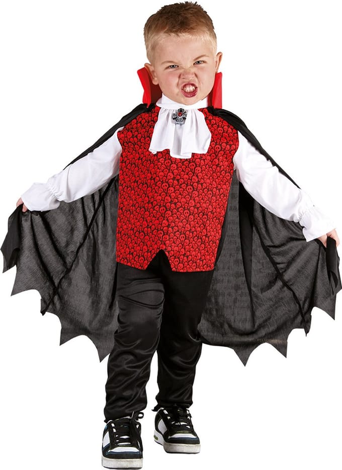 Boland - Kostuum Vampire scamp (3-4 jr) - Kinderen - Vampier - Halloween verkleedkleding - Vampier