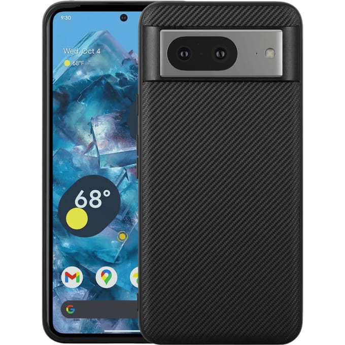 Vili Google Pixel 8 Texture Hoesje Zwart