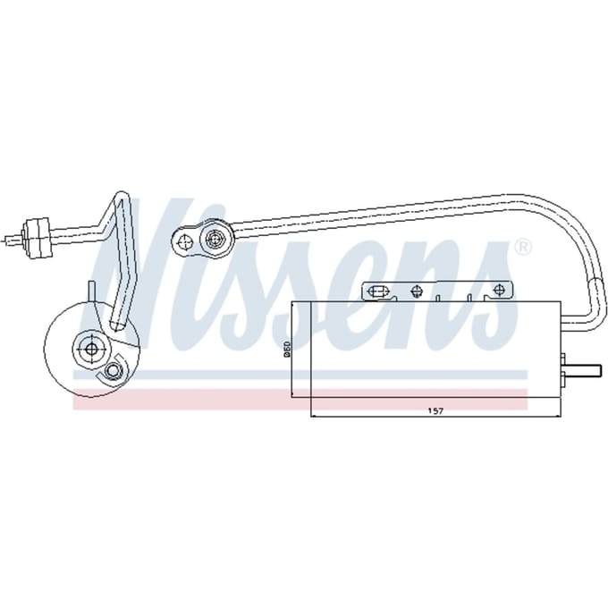 Droger, airconditioningsysteem NISSENS 95339