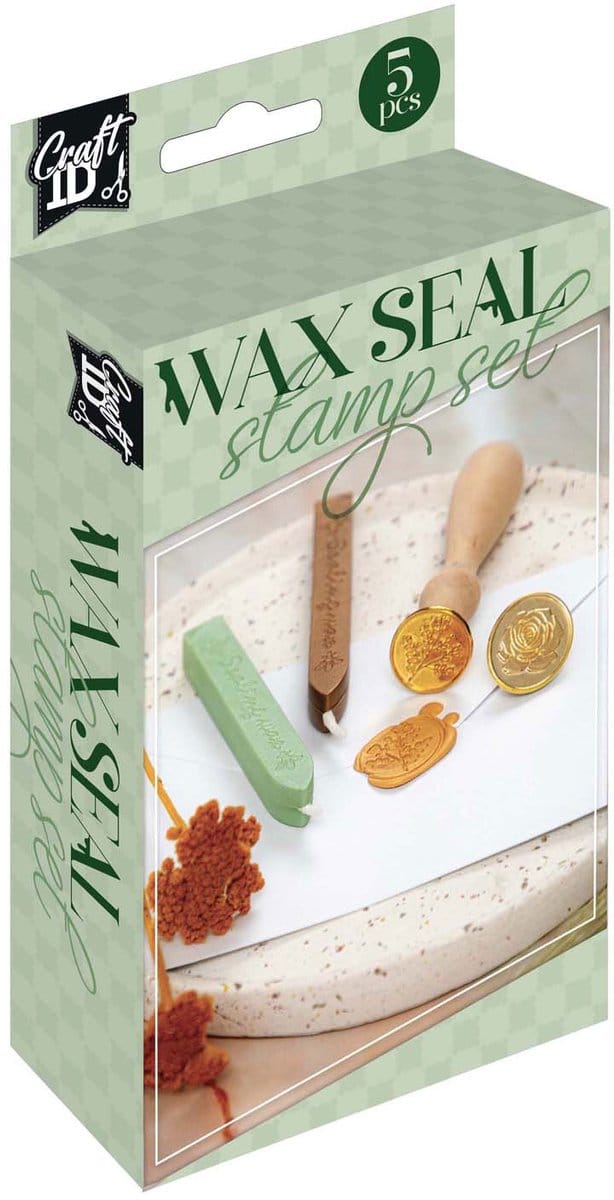 Creative Craft Group waxzegel set knutsel speelgoed multi kleuren.