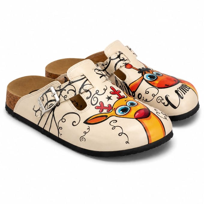 Goby Rudolph Vibes Dames Clogs – Vegan – Handmade – Maat 37