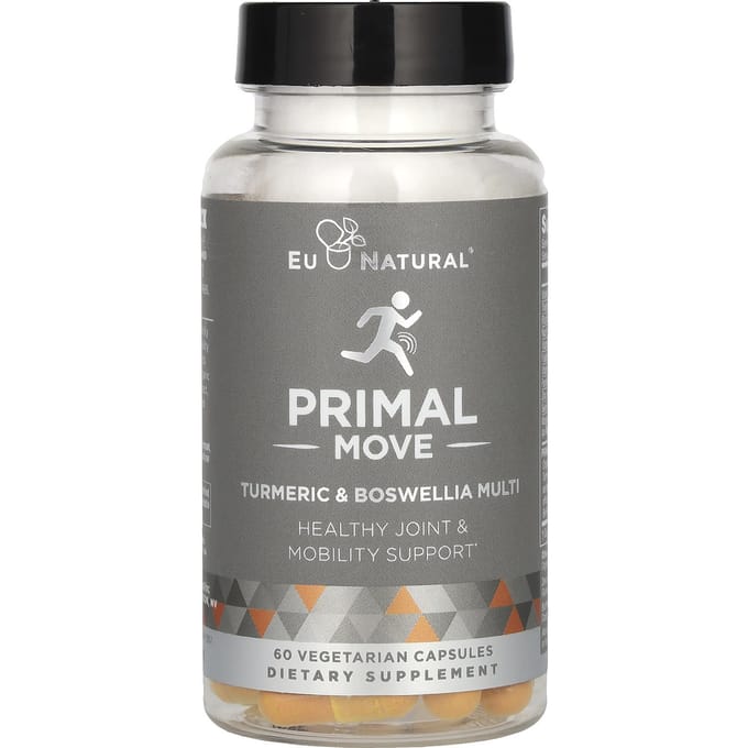 Eu Natural, Primal Move, Curcuma et Boswellia Multivitamines, 60 capsules végétariennes