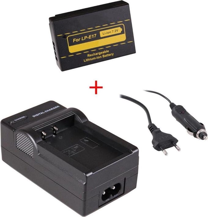 Huismerk Camera accu LP-E17 voor Canon inclusief oplader