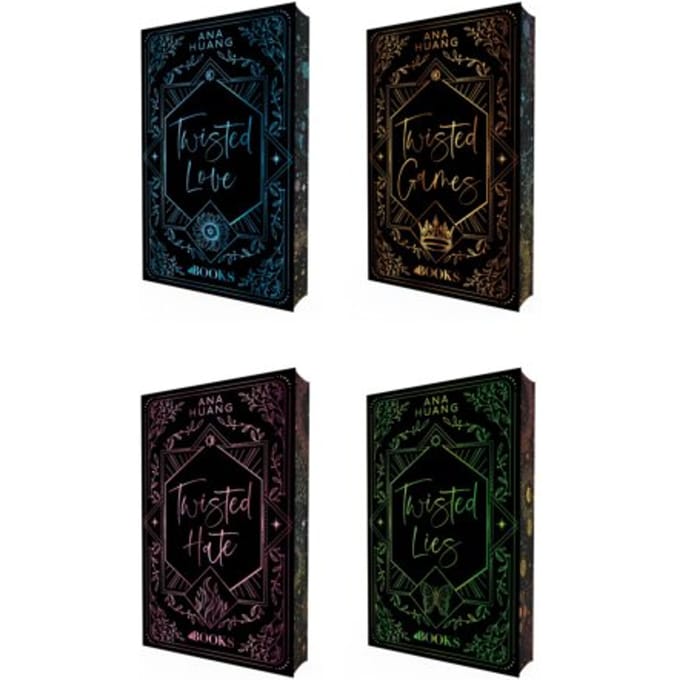 Limited Edition Twisted Love Games Hate Lies Set Sprayed Edges - Twisted Limited Edition - Ana Huang