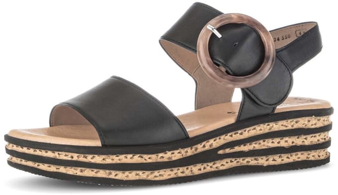 Gabor Damen Sandalette in schwarz