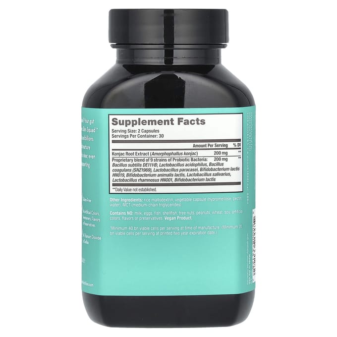 HUM Nutrition, Skin Squad Prebiotic + Probiotic, 60 Plantaardige Capsules