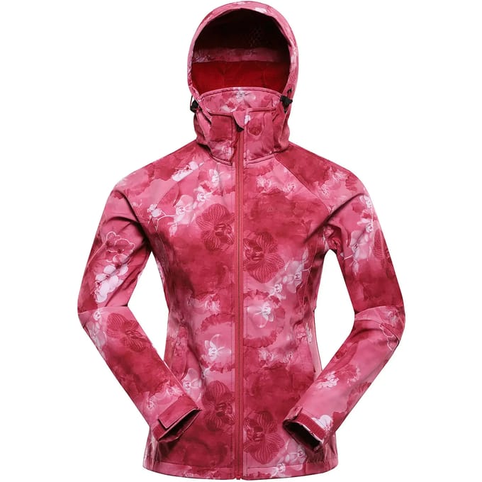 Alpine Pro Hoora Softshelljack Roze M Vrouw