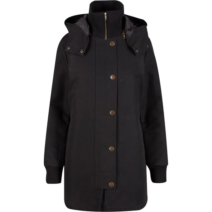 Forvert Lemony Parka Dames Lange jassen - zwart - L