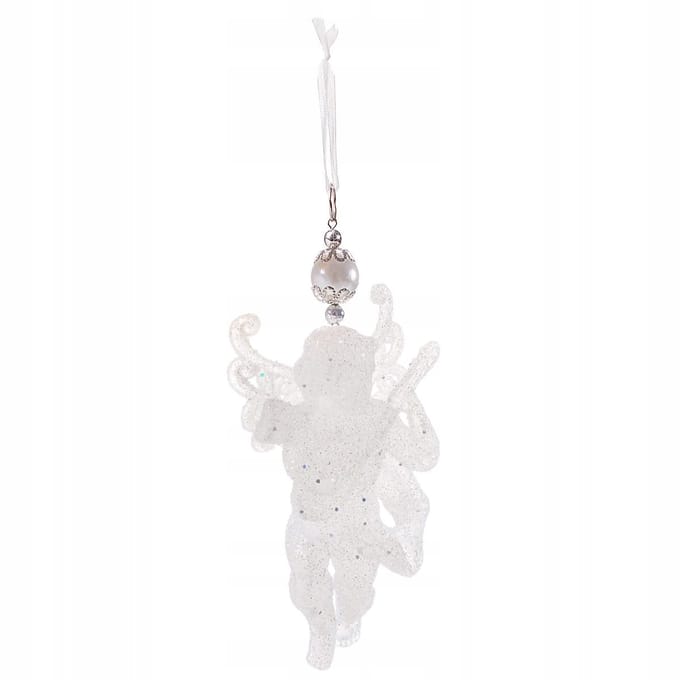 Glitter Engel Kerstboomversiering - 13cm