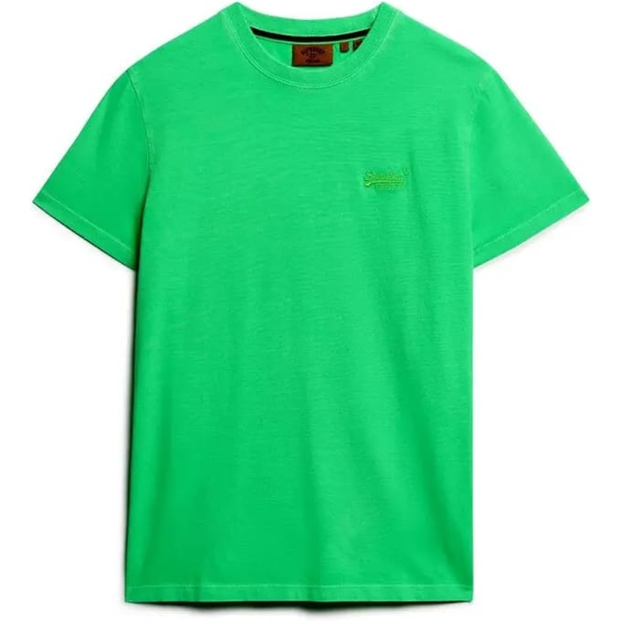 Fluo T-shirt met geborduurd logo Superdry Essential