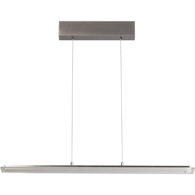 FISCHER & HONSEL LED hanglamp Torvi, nikkel, lengte 88 cm, CCT, aanraakdimmer