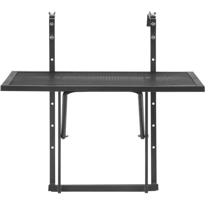 Balkontafel om op te hangen 19 x 24 inch Metalen Terrashek Tafel Verstelbaar