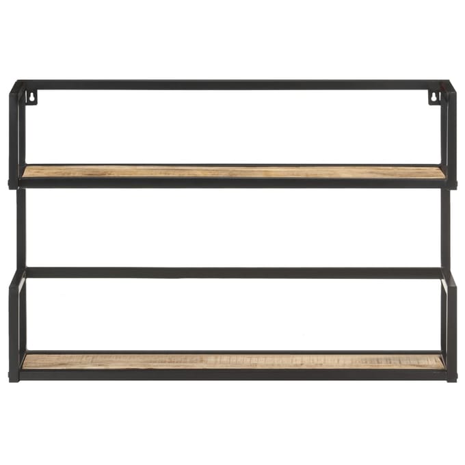 vidaXL - Wandrek - 60x20x60 - cm - ruw - mangohout
