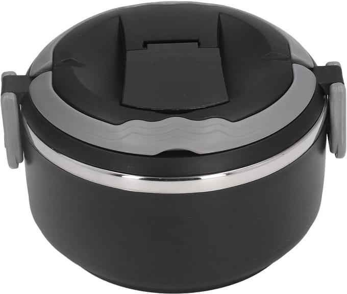 Dailygoods- Lunchbox Roestvrij Staal - Draagbaar - Thermisch - Bento-Box - Voedselcontainers - Ergonomisch Ontwerp