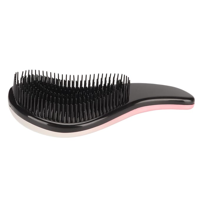 Ontwarrende Haarborstel Masserende Ontwarborstel voor Krullend Steil Haar Roze Wit Verloop black