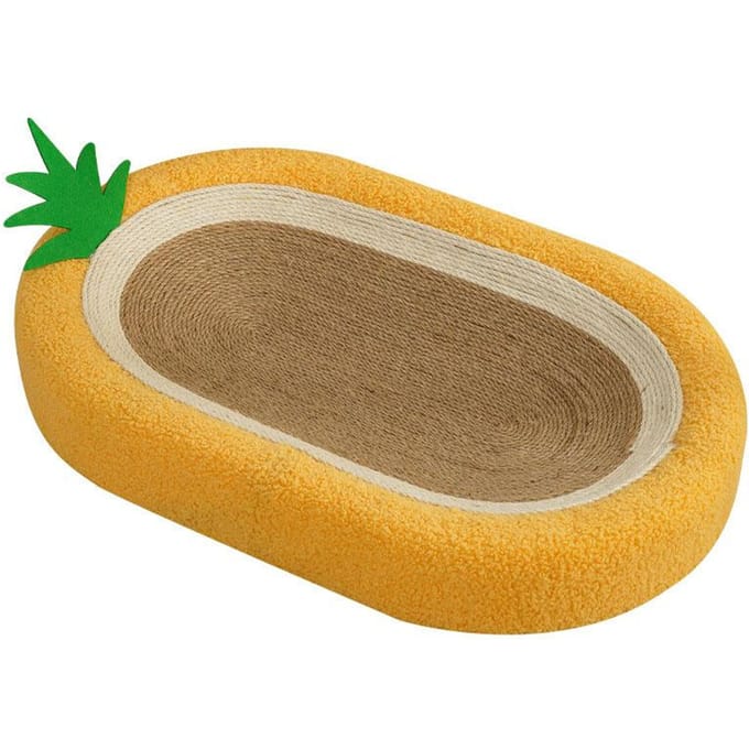 Huisdier Kattenkrabkom Grote Diameter Geïntegreerd Ontwerp Robuuste Kattenkrabmat Bed voor Thuis beige