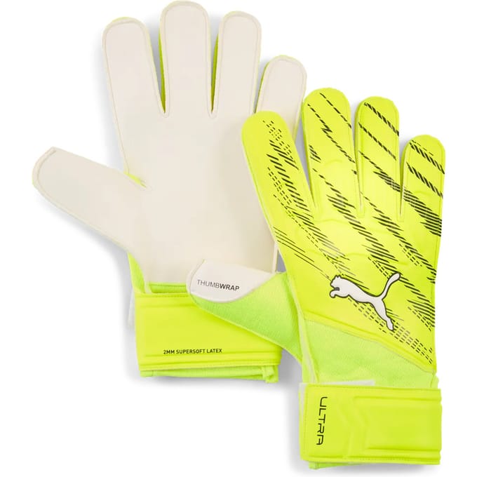 Puma Ultra Play RC Yellow Alert - Keepershandschoenen - Maat 4