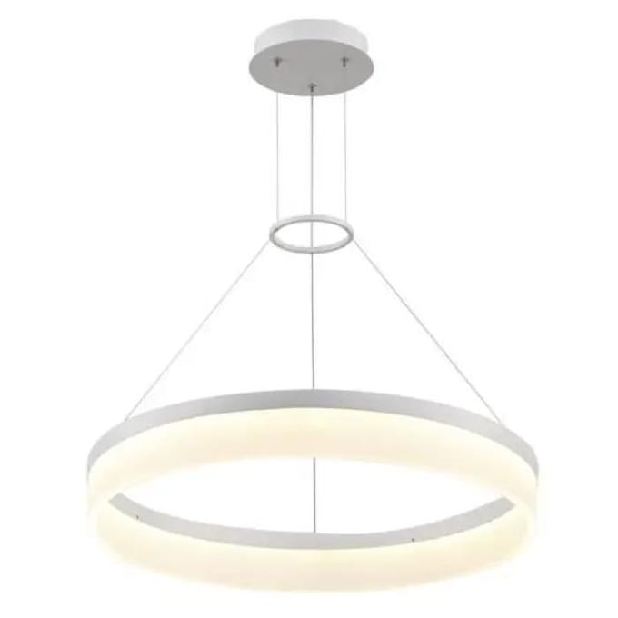 Hangende LED design rond 24W (Vgl. 192W) wit