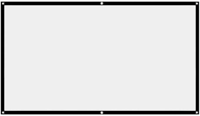 Projectiescherm - Reflecterend Doek - Thuisbioscoop Creëren - 4K Ondersteuning - 84 inch - Wit