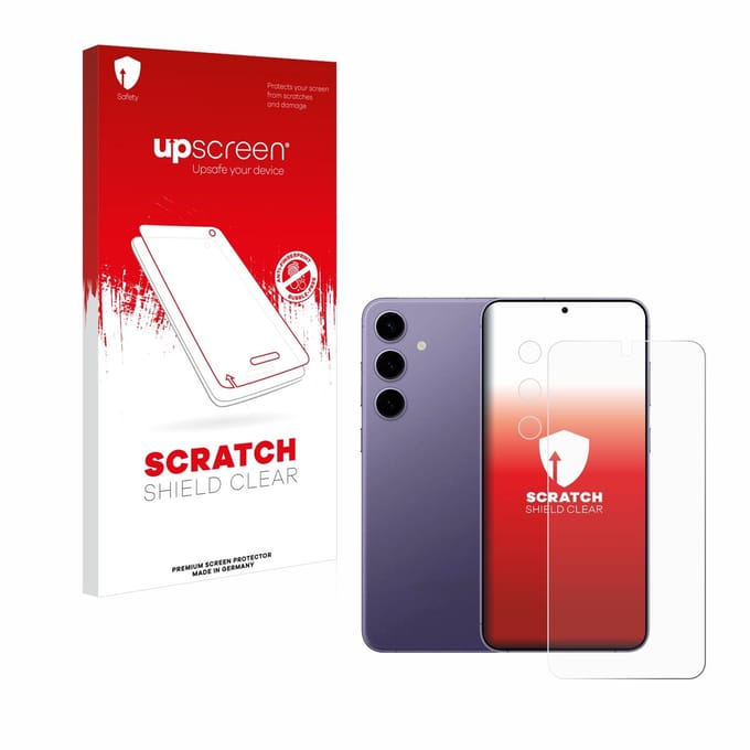 upscreen - Screenprotector voor Samsung Galaxy S24 (Voor+Camera) - Folie Beschermfolie transparant