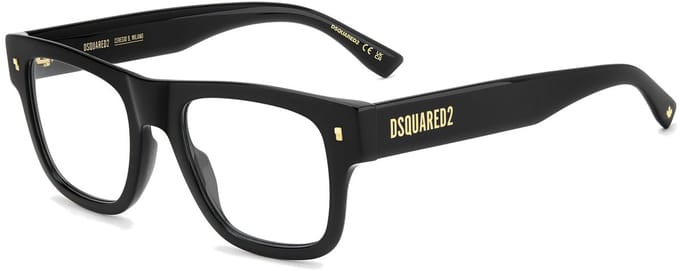 Dsquared2 D2 0205 Black 51/20/145 MAN Brilmonturen