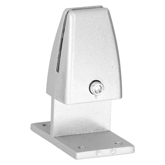 4 stuks Bureau Scherm Schot Klem T Type Aluminiumlegering Zilver Desktop Scheidingswand Beugel Houder voor gray