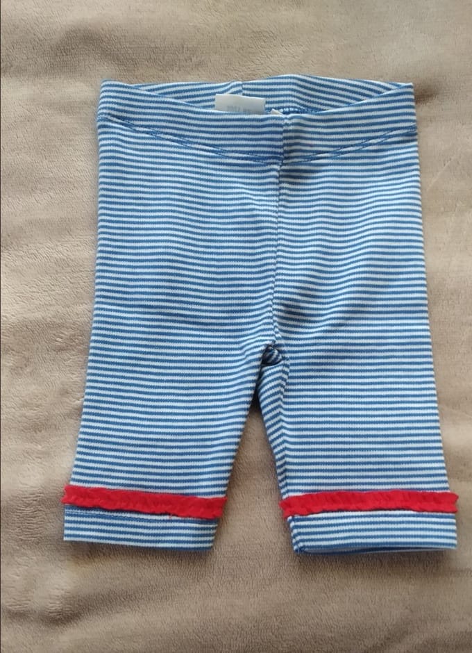 Feetje - streeplegging blauw met wit maat 62 - Holland thema