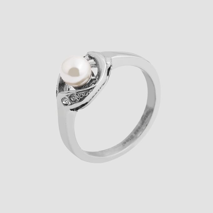 AKZENT Akzent dames ring Loua, zilverkleurig, duurzaam