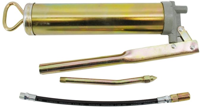 Silver - Handmatige Vetspuit - 400 ml - Ergonomisch Handvat - Staal