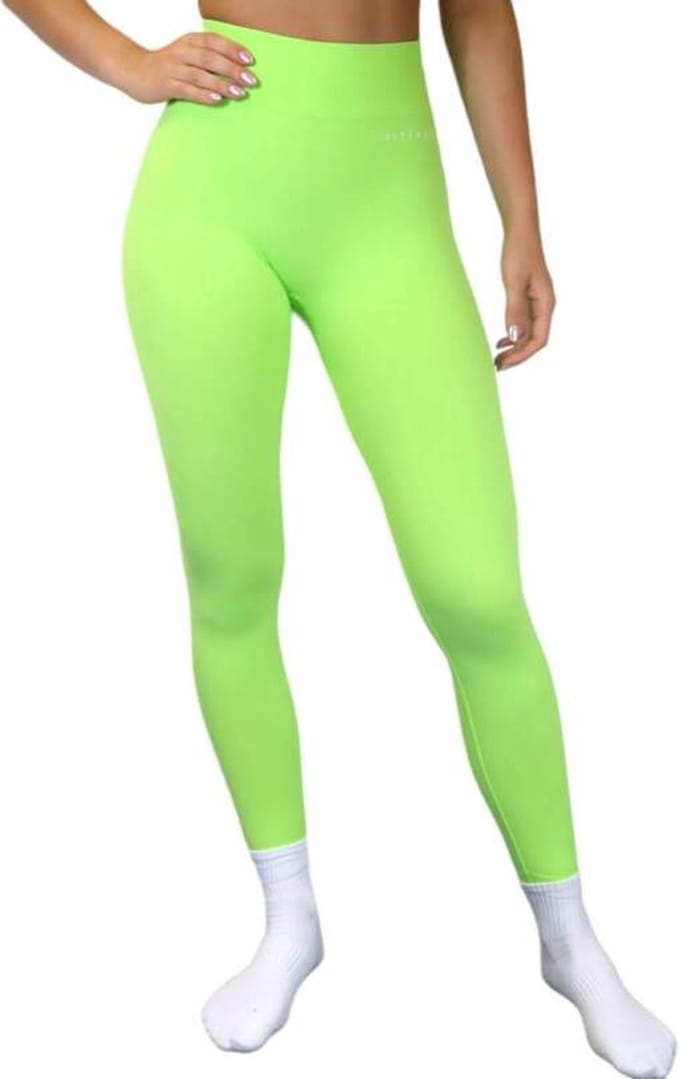 Fittastic Sportswear Legging - Lime Green (Beschikbaar in verschillende maten)